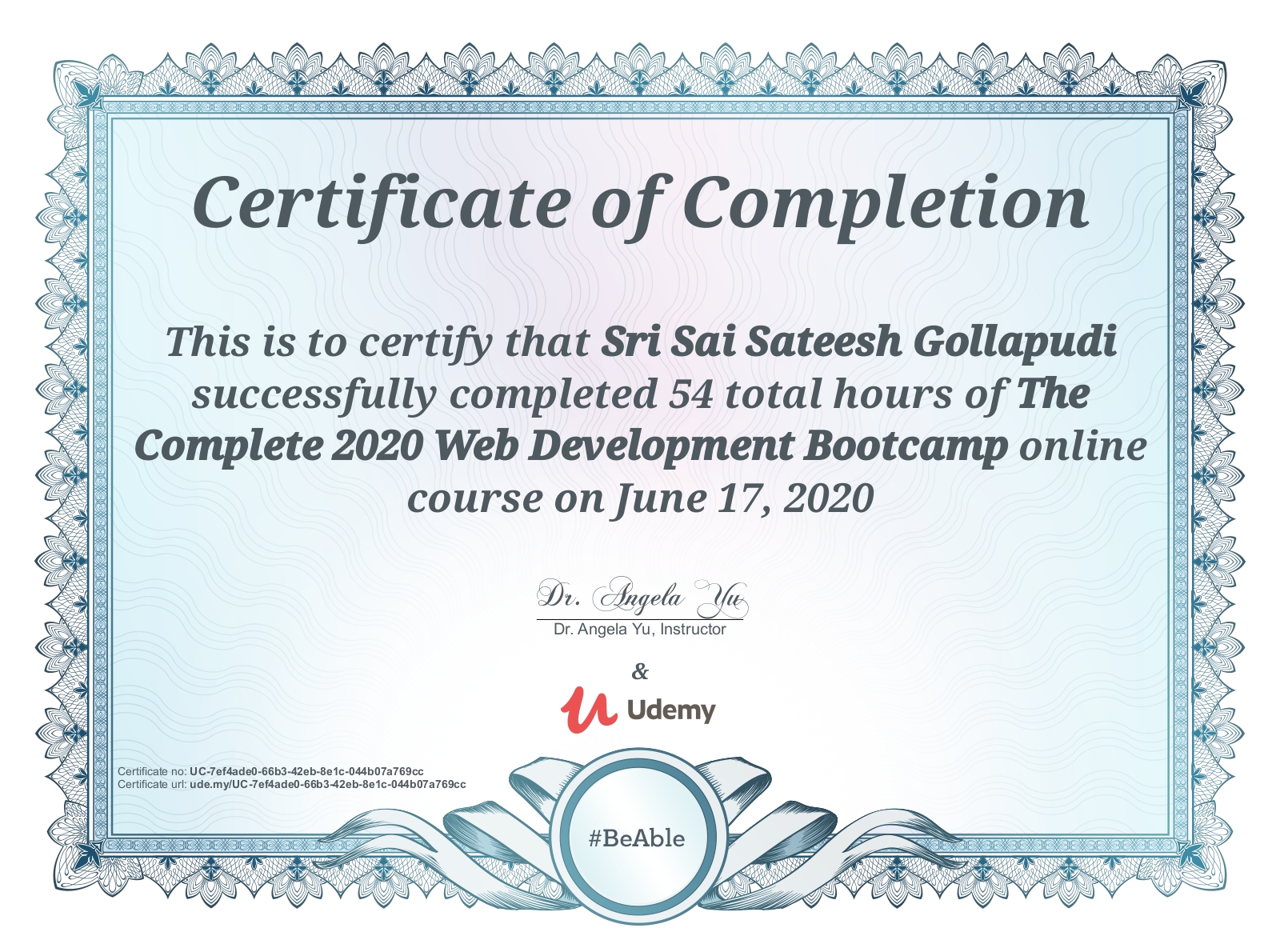 Portfolio - Sateesh